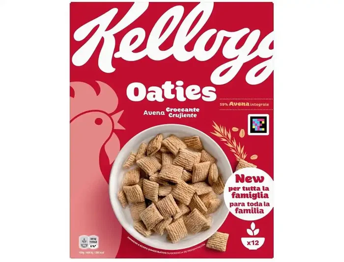 Kellogg Cereales Oaties Avena Crujiente para Desayuno, Caja de 360 g
