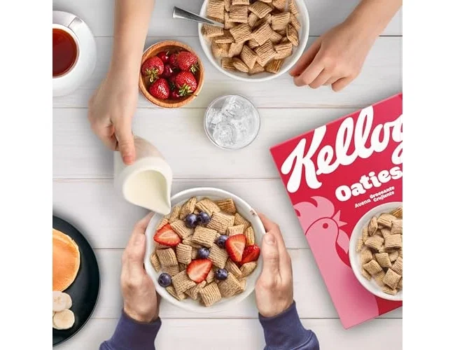 Kellogg Oaties Cereales de Avena Crujiente Caja de 420 g