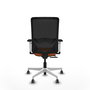 PIQUERAS Y CRESPO Silla de oficina Zulema Naranja y Negro