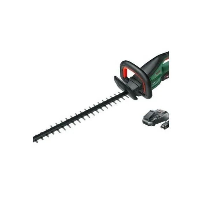 Bosch UniversalHedgeCut 18-55 Cortasetos Inalámbrico con Motor Sin Escobillas, Cuchillas de Precisión para Ramas hasta 20 mm, 1 Batería