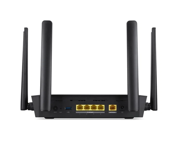 Acer Predator Connect W6x Router Gaming Wi-Fi 6 Doble Banda (2.4GHz/5GHz) 6000 Mbps Gigabit Ethernet 5 Puertos LAN USB QoS