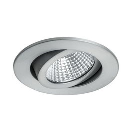 Brumberg 12261253 Foco Empotrado LED Seven, Aluminio, 7W 710lm 2700K, Orientable, IP20, para Interior