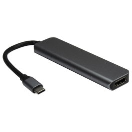 Inter-Tech AC Argus H-469-01 Adaptador USB Type-C 5 en 1
