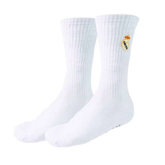 Cerdá Pack de 2 Calcetines Real Madrid - Blanco, Talla Única