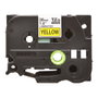 Brother Cinta Laminada TZe-661 36mm Negro sobre Amarillo