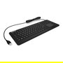 KeySonic KSK-6231INEL (DE) Teclado Industrial USB QWERTZ con Touchpad, retroiluminado, resistente al agua IP68, mecánico negro