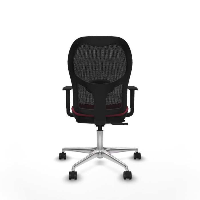 PIQUERAS Y CRESPO Silla de oficina Jorquera con mecanismo Sincro/Traslack, Granate y Negro PIQUERAS Y CRESPO Silla de oficina Jorquera con mecanismo Sincro/Traslack, Granate y Negro