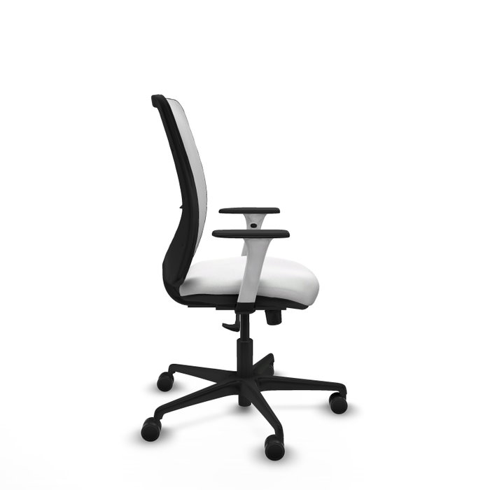 PIQUERAS Y CRESPO Silla de oficina Zulema con mecanismo Sincro y tela blanca PIQUERAS Y CRESPO Silla de oficina Zulema con mecanismo Sincro y tela blanca