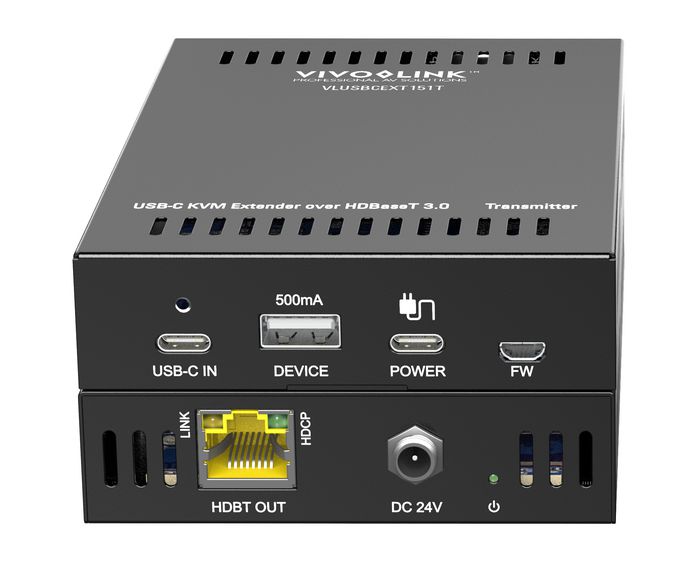 Vivolink VLUSBCEXT151 Extensor KVM USB-C 4K sobre HDBT3.0 para Salas de Reuniones