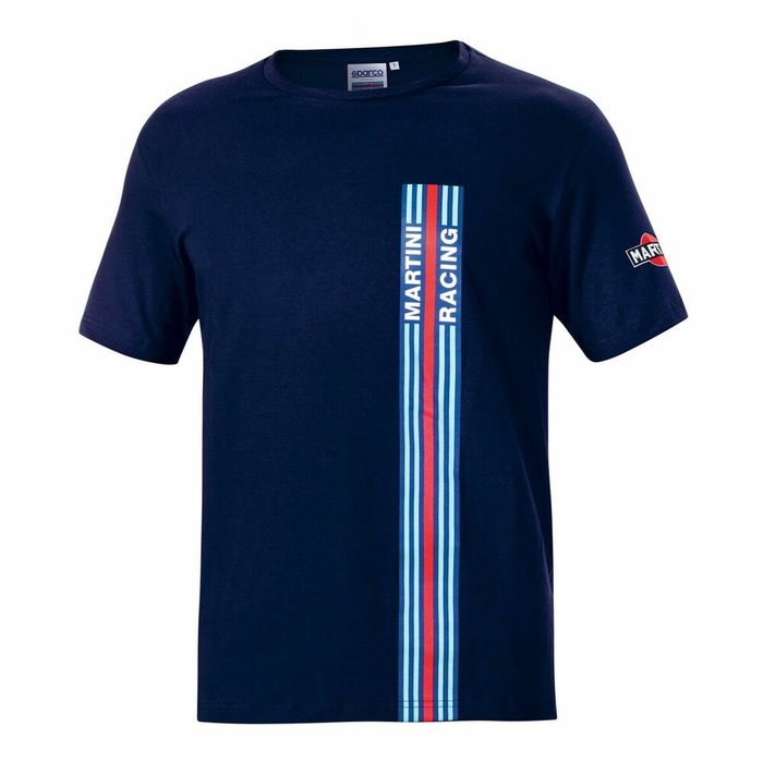 Sparco Camiseta Big Stripes Martini-R Negro XS Sparco Camiseta Big Stripes Martini-R Negro XS