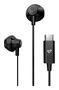 Energy Sistem EasyPods Auriculares In-Ear con Cable USB-C para Llamadas y Música, Controlador con Botones, Sonido HD, Micrófono, 1.2 m, Negro