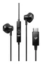 Energy Sistem EasyPods Auriculares In-Ear con Cable USB-C para Llamadas y Música, Controlador con Botones, Sonido HD, Micrófono, 1.2 m, Negro