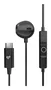 Energy Sistem EasyPods Auriculares In-Ear con Cable USB-C para Llamadas y Música, Controlador con Botones, Sonido HD, Micrófono, 1.2 m, Negro