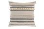 DKD Home Decor Cojín de Poliéster 45x45 con Aplicaciones Crudo