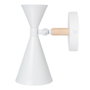 Lexi Aplique de Pared SKD-W002-W con Brazo de Madera