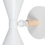 Lexi Aplique de Pared SKD-W002-W con Brazo de Madera
