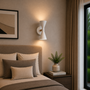 Lexi Aplique de Pared SKD-W002-W con Brazo de Madera