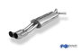 Fox Silenciador Trasero para Skoda Octavia Tipo 1U con Colas Pulidas