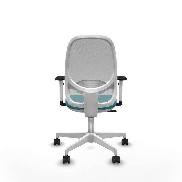 PIQUERAS Y CRESPO Silla de oficina Cilanco con mecanismo Sincro, Tela Turquesa y Malla Gris PIQUERAS Y CRESPO Silla de oficina Cilanco con mecanismo Sincro, Tela Turquesa y Malla Gris