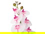 Ibergarden Rama Orquidea 88 cm Blanco, Rosa, Verde - Surtido (Set de 24)