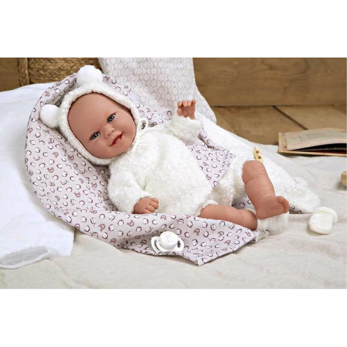 Muñecas Arias Elegance 35 Cm Babyto Blanco con Manta Muñecas Arias Elegance 35 Cm Babyto Blanco con Manta
