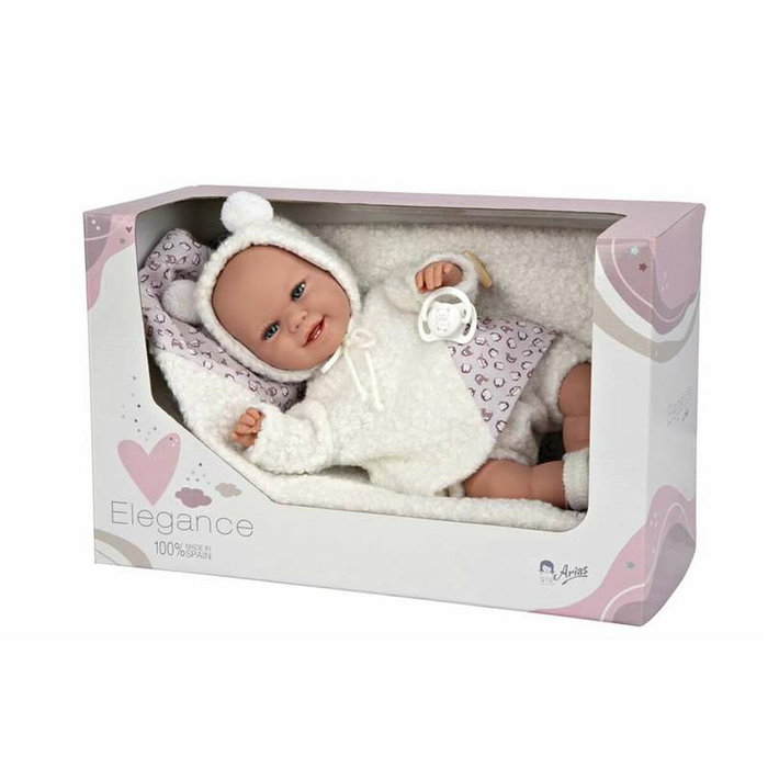 Muñecas Arias Elegance 35 Cm Babyto Blanco con Manta Muñecas Arias Elegance 35 Cm Babyto Blanco con Manta