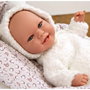 Muñecas Arias Elegance 35 Cm Babyto Blanco con Manta