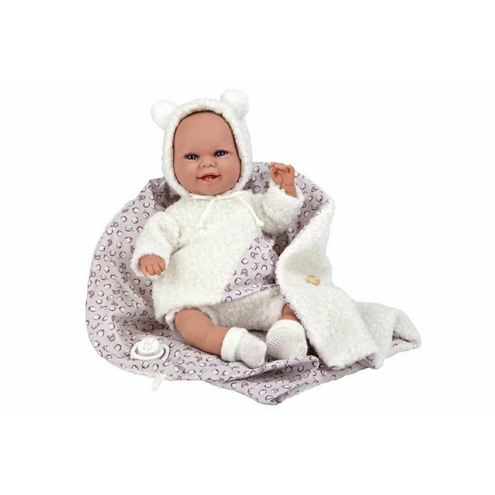 Muñecas Arias Elegance 35 Cm Babyto Blanco con Manta Muñecas Arias Elegance 35 Cm Babyto Blanco con Manta