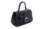 Vince Camuto Bolso Udine - Black, Bolso de Mano Negro en Cuero de Polivinilo, 22x12.5x16.5cm