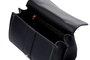 Vince Camuto Bolso Udine - Black, Bolso de Mano Negro en Cuero de Polivinilo, 22x12.5x16.5cm