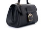 Vince Camuto Bolso Udine - Black, Bolso de Mano Negro en Cuero de Polivinilo, 22x12.5x16.5cm