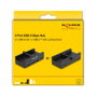 DeLOCK 64284 Hub USB de 4 Puertos (3 x USB Type-A y 1 x USB Type-C)