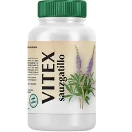 Vbyotics Vitex (Sauzgatillo) Complemento Alimenticio 120 Cápsulas Veg - Extracto Seco Vitex Agnus-Castus para Ciclo Menstrual y Menopausia