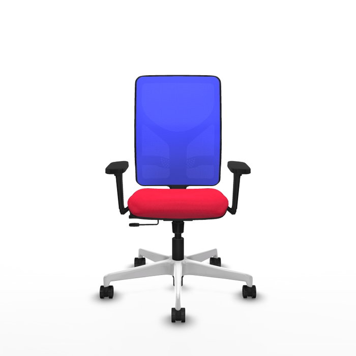 PIQUERAS Y CRESPO Silla de oficina Motilla con mecanismo Sincro/Traslack Rojo y Azul PIQUERAS Y CRESPO Silla de oficina Motilla con mecanismo Sincro/Traslack Rojo y Azul