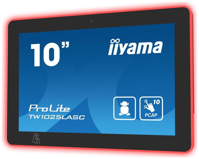 iiyama ProLite TW1025LASC-B3PNR Monitor Táctil 10.1 IPS WXGA Negro