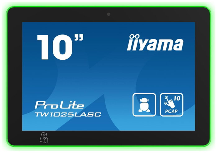 iiyama ProLite TW1025LASC-B3PNR Monitor Táctil 10.1 IPS WXGA Negro