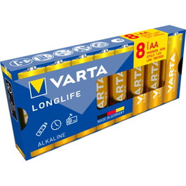 Varta Longlife AA LR 6, pack de 8 unidades