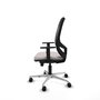 PIQUERAS Y CRESPO Silla de oficina Cilanco con mecanismo Sincro, Blanco y Negro