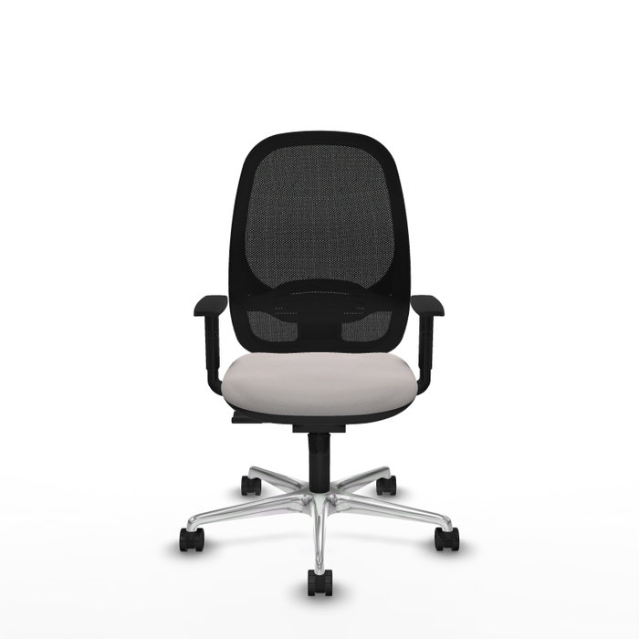 PIQUERAS Y CRESPO Silla de oficina Cilanco con mecanismo Sincro, Blanco y Negro PIQUERAS Y CRESPO Silla de oficina Cilanco con mecanismo Sincro, Blanco y Negro