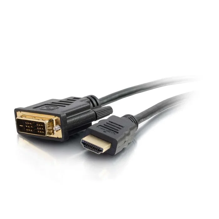 C2G Cable HDMI a DVI-D Macho/Macho 0.5m (50 cm) Negro - Adaptador 1080p, Velocidad 10.2 Gbit/s