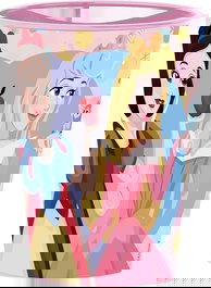 Disney Vaso Easy CZ11386 260 ml para Niños Principesse Oficial, Plástico Libre de BPA