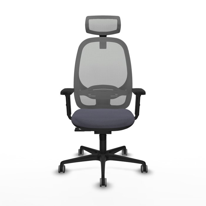 PIQUERAS Y CRESPO Silla de oficina Cilanco con mecanismo Sincro Gris PIQUERAS Y CRESPO Silla de oficina Cilanco con mecanismo Sincro Gris