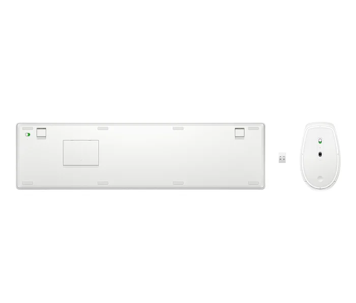 HP Teclado y Ratón Inalámbricos Combo 655 RF Blanco - Teclado Completo Programable, Ratón Ambidiestro, 10m Alcance, Materiales Reciclados HP Teclado y Ratón Inalámbricos Combo 655 RF Blanco - Teclado Completo Programable, Ratón Ambidiestro, 10m Alcance, Materiales Reciclados