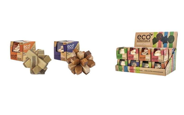 Juego mini desafios eco logicals. desarolla tu capacidad creativa. desafios manuales fabricados en bambú. - modelos surtidos