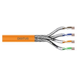 Digitus Cable de Instalación Cat7 S/FTP 500m Naranja AWG23/1