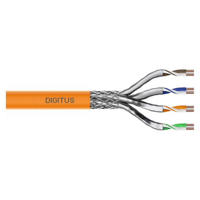 Digitus Cable de Instalación Cat7 S/FTP 500m Naranja AWG23/1 Digitus Cable de Instalación Cat7 S/FTP 500m Naranja AWG23/1