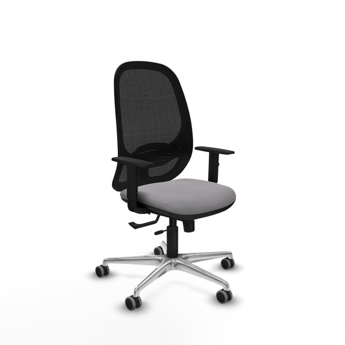 PIQUERAS Y CRESPO Silla de oficina Cilanco Gris y Negro PIQUERAS Y CRESPO Silla de oficina Cilanco Gris y Negro