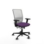 PIQUERAS Y CRESPO Silla de oficina Haches Morada con Malla Blanca