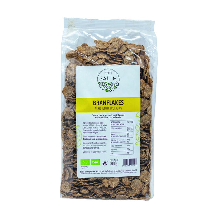 ECO SALIM Branflakes copos de trigo 300g BIO