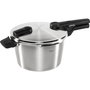 Fissler Vitaquick Premium Olla a presión 4,5l con accesorio de vapor, 22 cm